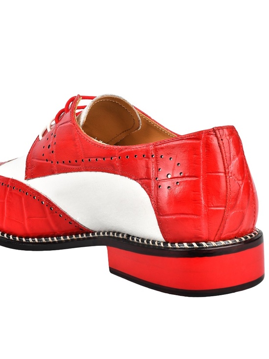 NIB LIBERTYZENO Mens Genuine Leather Wingtip Lace Up Shoe main image 8